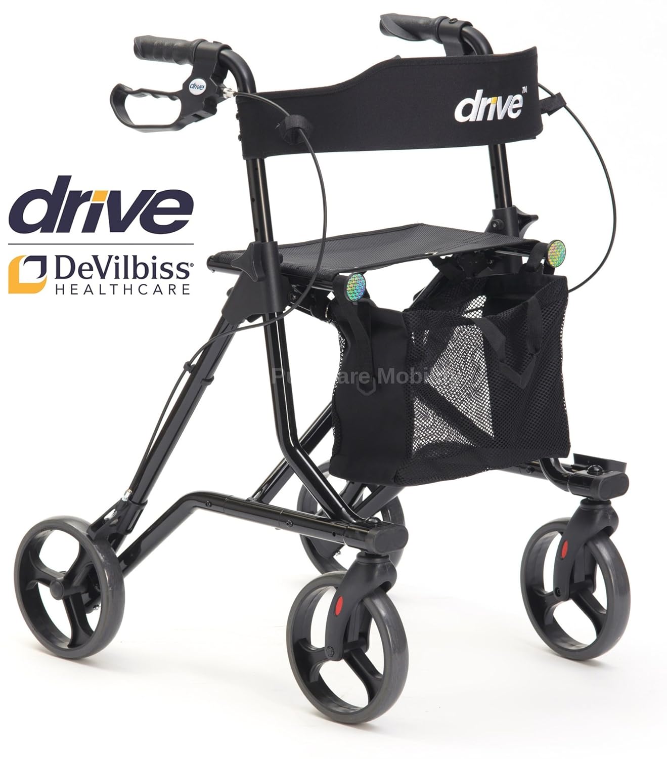 Torro Rollator 4 Wheel Walking Aid with Seat BigaMart