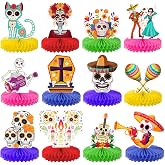 KatchOn Halloween Centerpieces for Tables,Pack of 12 Halloween Decorations | Day of The Dead Centerpieces for Halloween Decorations Indoor, Halloween Table decorations, Dia De Los Muertos Decorations
