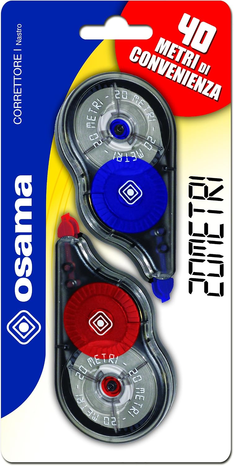 Osama Correction Tape, 20 m, Pack of 2