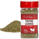 Eastanbul Thyme Leaves, Dried Thyme Herb, Mediterranean Herb, Natural,2.5oz | Full-Flavor Dry and Exquisitely Fragnant Tyme Seasoning, Tomillo Seco, Thme, Perfect for Soups, Sauces, Meat, Seafood