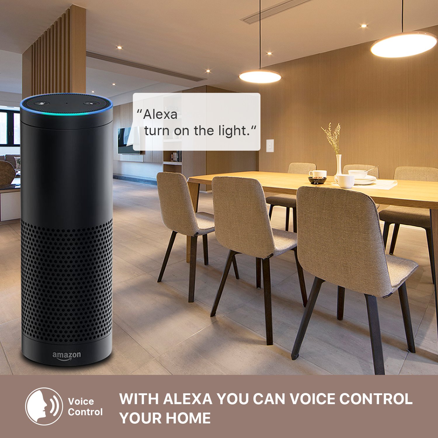 Ankuoo REC Wi-Fi Light Switch with Push Notification, Works with Alexa, New Firmware with AP Mode, NOT Plug & Play, Limited DIY Required, White