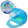SwimWays Spring Float Premium XL Recliner Chair, Inflatable Pool Floats Adult with Fast Inflation, 25% Larger Than Recliner, Supports Up to 300 lbs