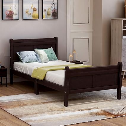 Amazon.com: Knocbel Wood Platform Bed Frame Mattress Foundation with