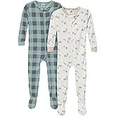 Gerber Baby-Boys 2-Pack Footed Pajamas, Desert Animals, 6-9 Months