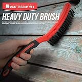 TDBS The Dustpan and Brush Store Wire Brush Twin Pack with Handles view 7