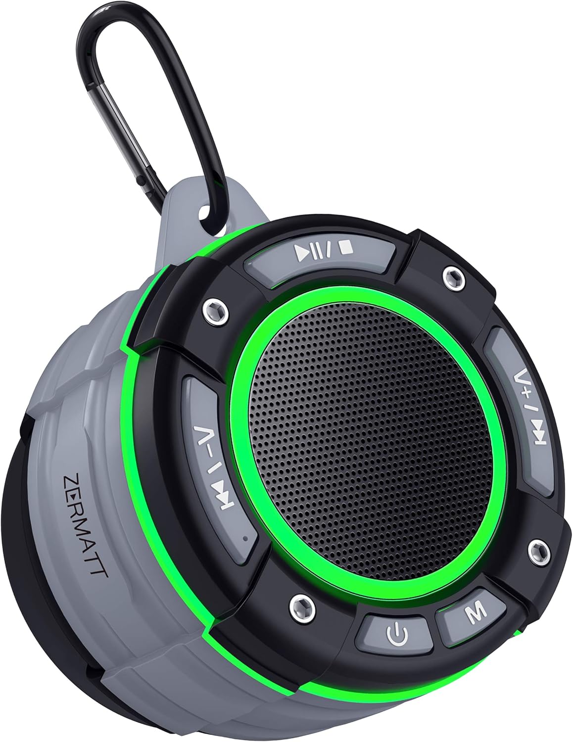 laser wireless speaker with led lights & fm radio