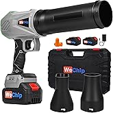 3 in 1 Cordless Leaf Blower Lightweight with Storage Box,800,000 RPM Leaf Blower Cordless with 2 Battery and Charger,Easy Use Hand Held Blowers for Lawn Care, Dust,Gifts for Men