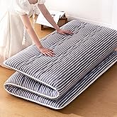 jzbearapt Premium Foam Japanese Floor Mattress Futon Mattress,100% High Density Comfortable Foam, Sleeping Pad, Portable Kids Adults Sleeping Mats for Guest Room, Dormitory, Twin (80" X 39")