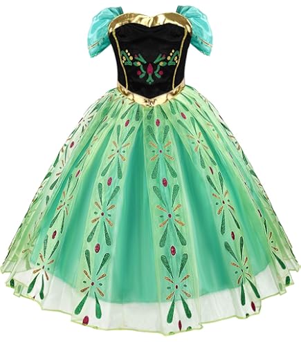 Amazon.com: Frozen Anna Coronation Gown Classic M (7-8) : Clothing, Shoes &  Jewelry