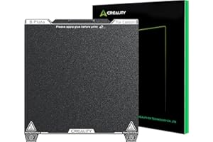 Official Creality K1C Build Plate 235x235mm Textured PEI Sheet with Nozzle Cleaner Flexible Spring Steel Magnetic Platform Plate for K1/K1C/K1 SE/Ender 3/3 V2/3 V3/3 V3 KE/3 V3 SE/3 Neo/3 V2 Neo