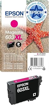 Epson 603XL Magenta Ink Cartridge High Yield Genuine