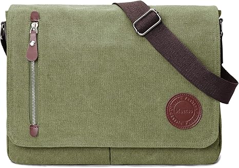 army green messenger bag