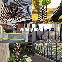 Plastic Wire Mesh Fence Roll, GENNIZZ 15.7IN x 50FT