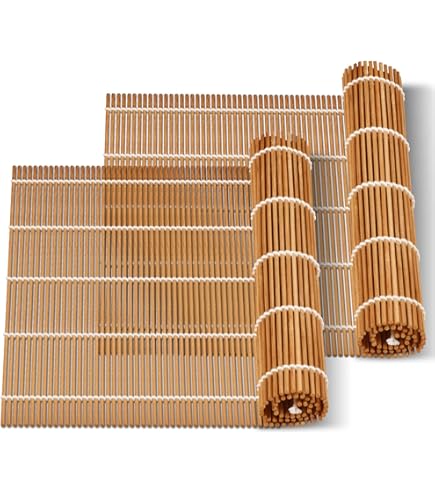 Amazon.com: JapanBargain, 2 Pack Large Sushi Roll Bamboo Mats