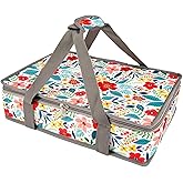 Insulated Casserole Carrier Fits Pioneer Woman Kitchen Stuff & 9x13 Baking Dish, Large Lasagna Lugger Tote, Leakproof Thermal Food Warmer Bag for Potluck, Picnic, Travel, Hot/Cold Food & Mom Gifts