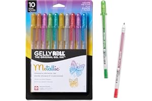 SAKURA Gelly Roll Metallic Gel Pen 10-Pack (57370)