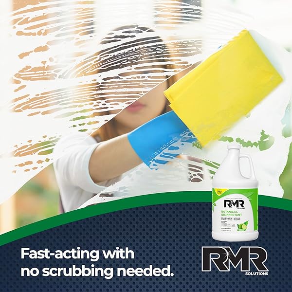 RMR BRANDS BOTANICAL DISINFECTANT AND CLEANER, KILLS 99% OF HOUSEHOLD BACTERIA AND VIRUSES, EPA REGISTERED, 1 GALLON
