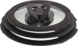 Tefal Ingenio L9931012 3 Piece Glass Lids 18-18-20 Black view 1