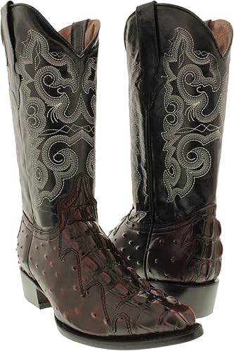 botas de avestruz y cocodrilo