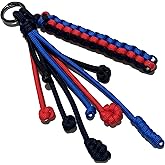 DAOSUN Paracord Keychain Bag Charms – Handmade Rope Keychain & Designer Purse Charms for Women