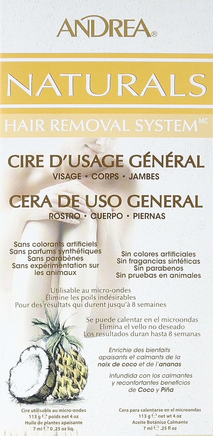 Amazon.com: Andrea Naturals Hair Removal System All Over Wax ...