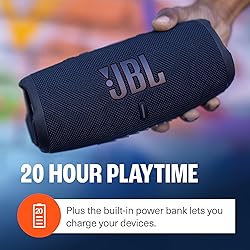 JBL Charge 5 (Gray) + Bundle with divvi! Protective