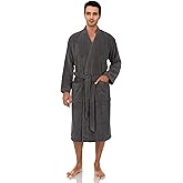 TowelSelections Mens Robe Cotton Luxury Bathrobe Soft Terry Cloth Towel Bath Robe for Men XS to 3X