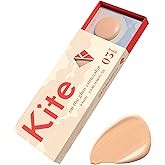 Kite On The Glow Mini Travel-Size Hydrating Longwear Concealer Foundation - Clean, Cruelty-Free, Vegan, Fragrance-Free - Enriched with Skincare Ingredients for All Skin Types (Light-Med Skintones)