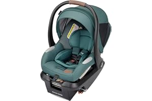 Maxi-Cosi's Mico™ Luxe+ Baby Car Seat: Infant Car Seat with Base and Versatile Baby Carrier Seat Functionality, Essential Green