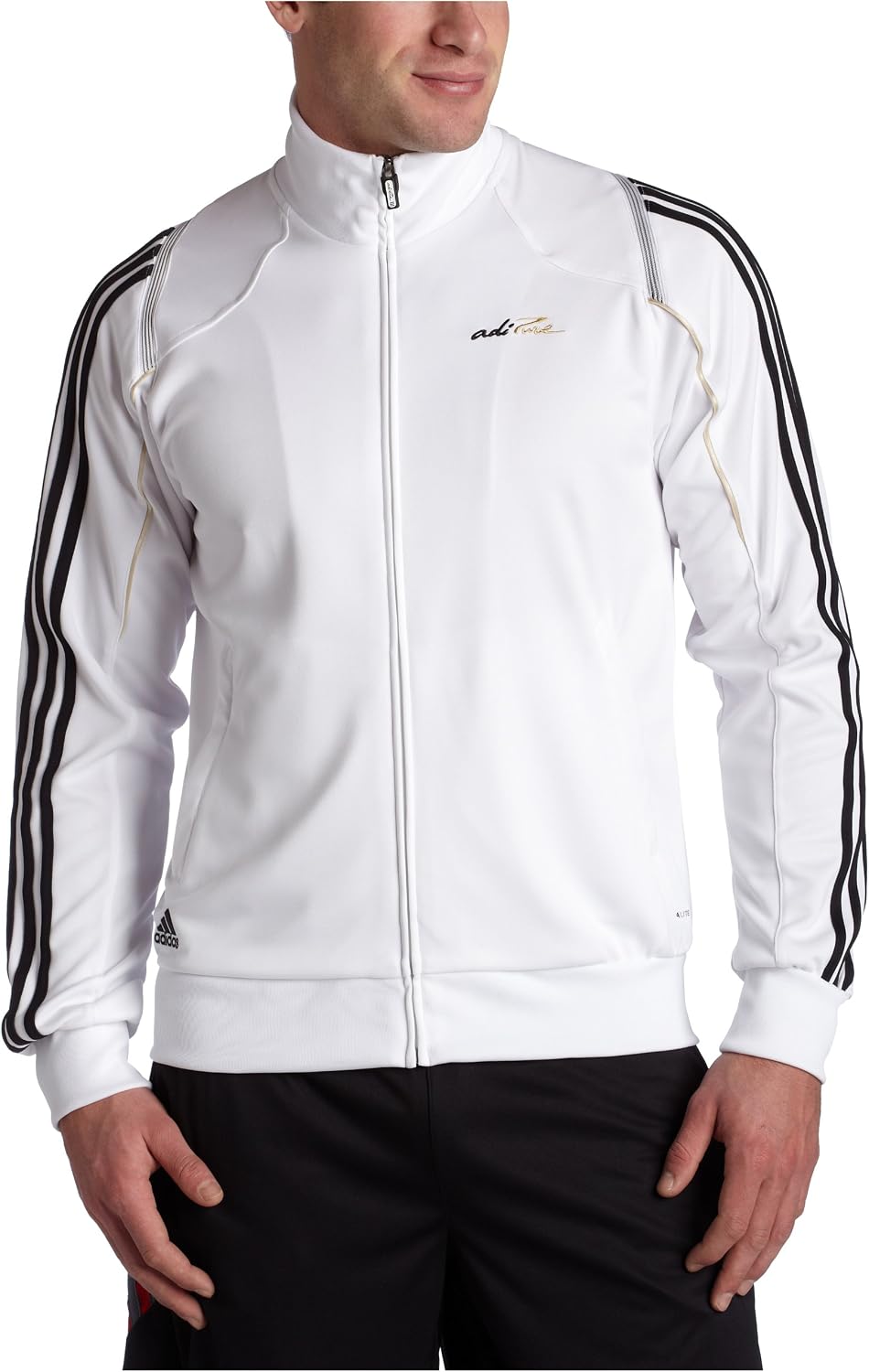 adidas mens response jacket raw white