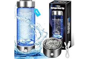 AIRDINBOR Newest Hydrogen Water Bottle, Hydrogen Water Bottle Generator, 3Min Quick Electrolysis, Suitable for Travel, Exercise, Gift for Love, Type C