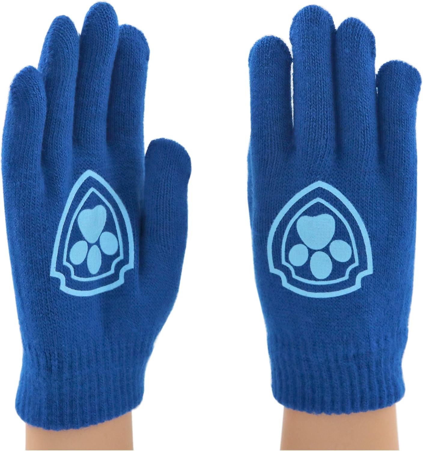 Nickelodeon Paw Patrol Scarf, Hat Mitten Toddler and Little Boys, Blue/Black, Glove Set, Age 4-7: Clothing