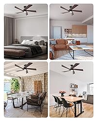 VONLUCE Ceiling Fans with Lights, 52" Ceiling Fan