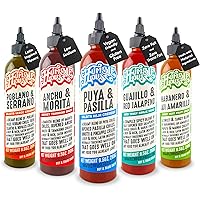 Trejo's Hot Sauce Variety Pack - Original, Jalape??o & Habanero Heat Levels