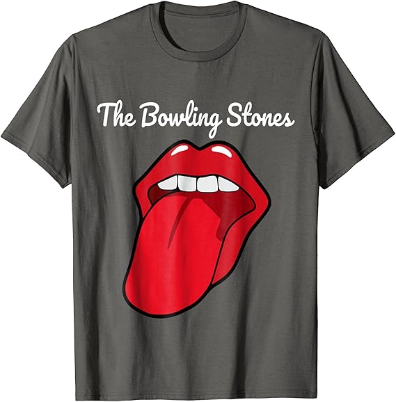 The Bowling Stones amusing funny best bowling team tshirt