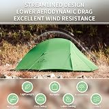 Naturehike Cloud-Up 2 Ultralight Tent 2 Person 210T Orange Upgrade view 3