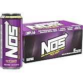NOS GT Grape: High Performance Energy Drink. 16 Fl oz | Pack of 15