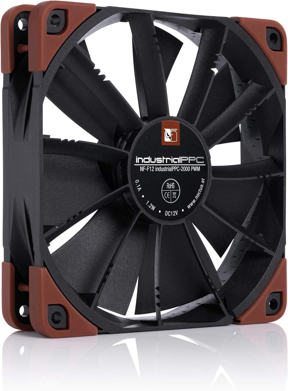 Amazon Com Noctua Nf F12 Industrialppc 2000 Pwm 120mm Pc Computer Case Fan Computers Accessories