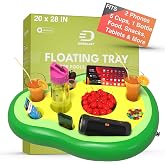 DIVEBLAST: Premium Floating Drink Holder for Pool, Hot Tub Accessories for Adults - Holds Up to 50 LBS - Fun Swimming Pool Accessories for Adults, Cool and Unique Drink Floaties