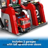 LEGO City Fire Station 60414 with Fire Engine 5 Minifigures Dog Figure view 4