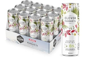 CLEVER - Margarita Mix, Sugar-Free Nonalcoholic Mocktails, Zero Calorie Drinks, Mocktails Non-alcoholic Drinks for Any Occasi