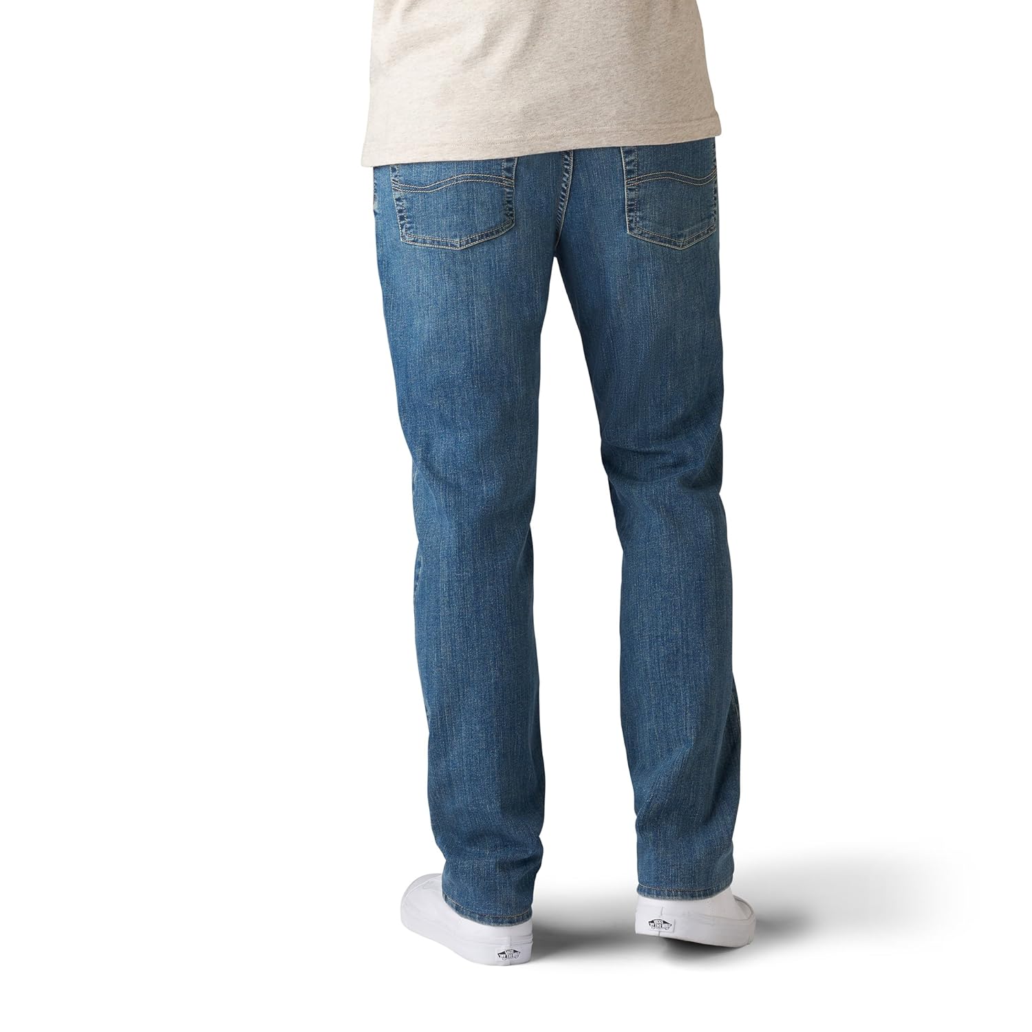 lee men's premium flex denim regular fit