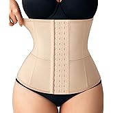 Nebility Waist Trainer for Women Corset Shapewear Tummy Control Body Shaper Girdle Waist Cincher Postpartum Belly Band