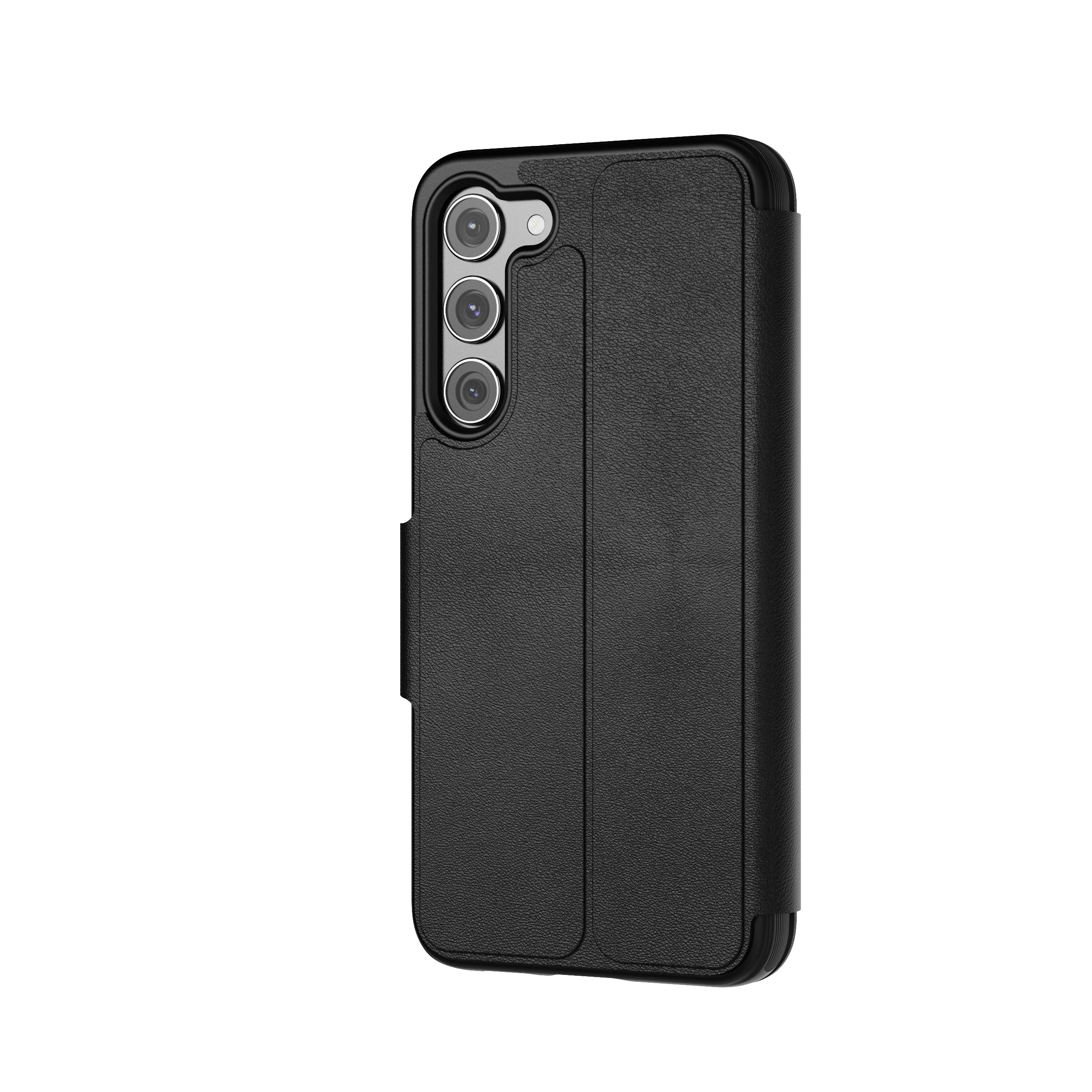 tech21 EvoLite Wallet Case for Galaxy S23-3 Card Slot, Impact Protection, Black