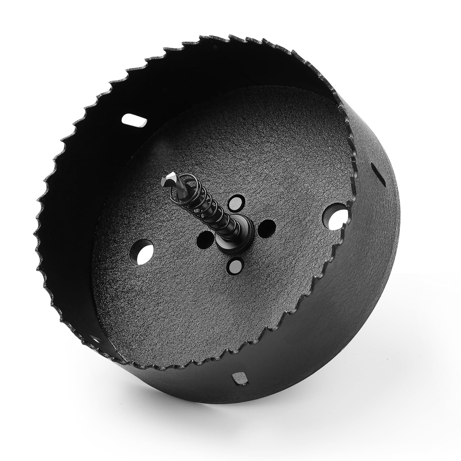 HSAWBIT HSS Bi-Metal 127mm Hole Saw, M42 Fast Cut Extra Cobalt Hole Cutter 40mm Cutting Depth, For Stainless Mild Sheet Wood Plastic Various Materials