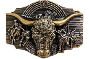 Classic Western Cowboy Fashion Belt Buckle Motorcycle Rider Street Punk Style Men's Western Belt Buckle
