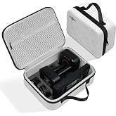 sarlar Hard Carrying Case Compatible with Atari Game Station Pro, Odorless Felt Hard Shell Case for Wireless Joysticks, USB power cable, HDMI Cable Accessories, Portable Protection for Travel Storage