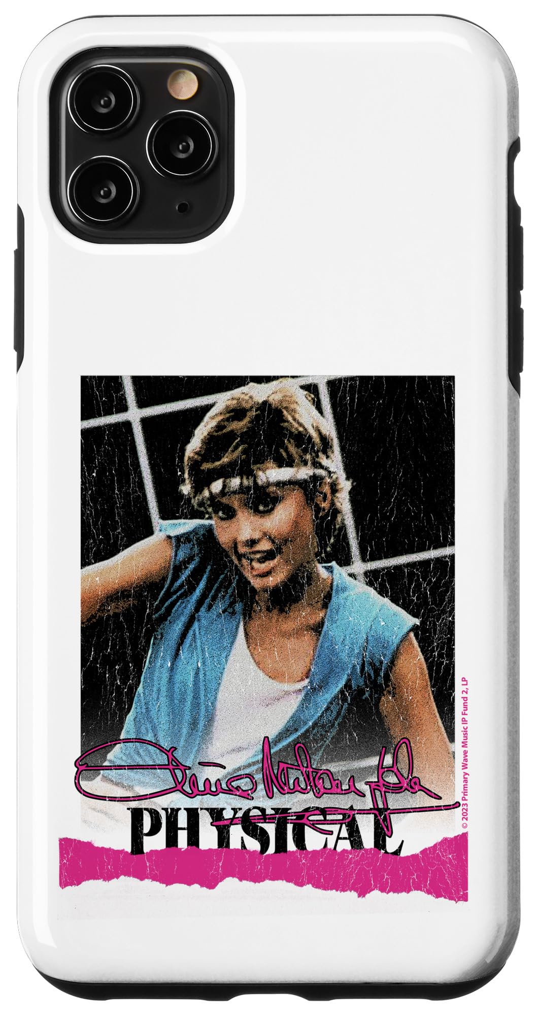 iPhone 11 Pro Max Olivia Newton-John Physical Distressed Photo Case