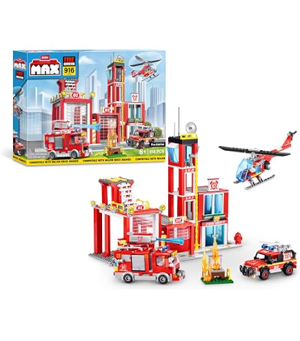 MAX-Dino Adventure US Series 1 – Boîte De Jeu De 552 Pièces, Dinosaures Et Aventures
