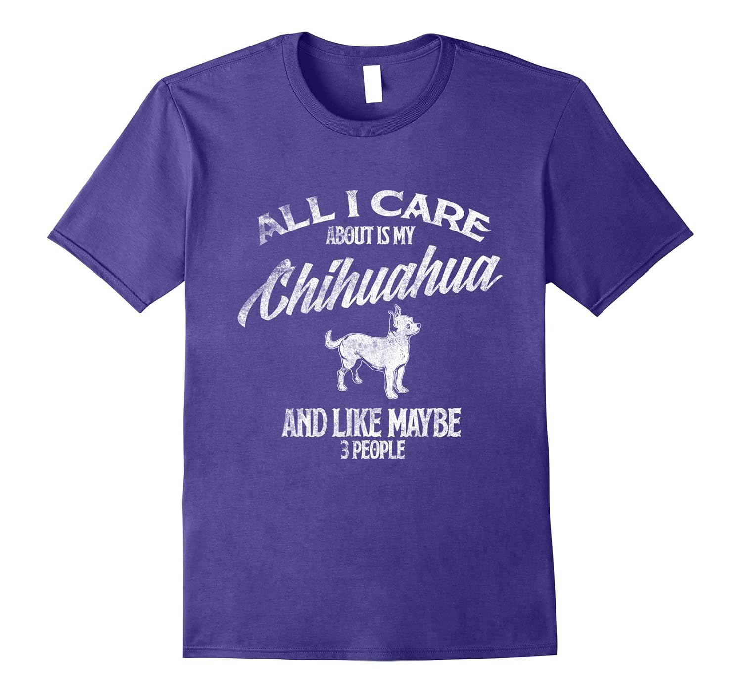 I Love Dog Care About My Pet Chihuahua Tee Gifts T Shirt-ANZ